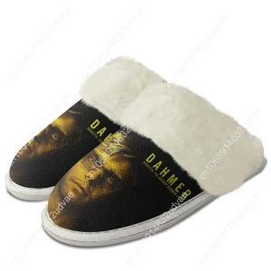 Jeffrey Dahmer Plush Slippers Keep Warm Shoes Mens Womens Home Cotton Bedroom Customized Thermal Lightweight Slipper DIY