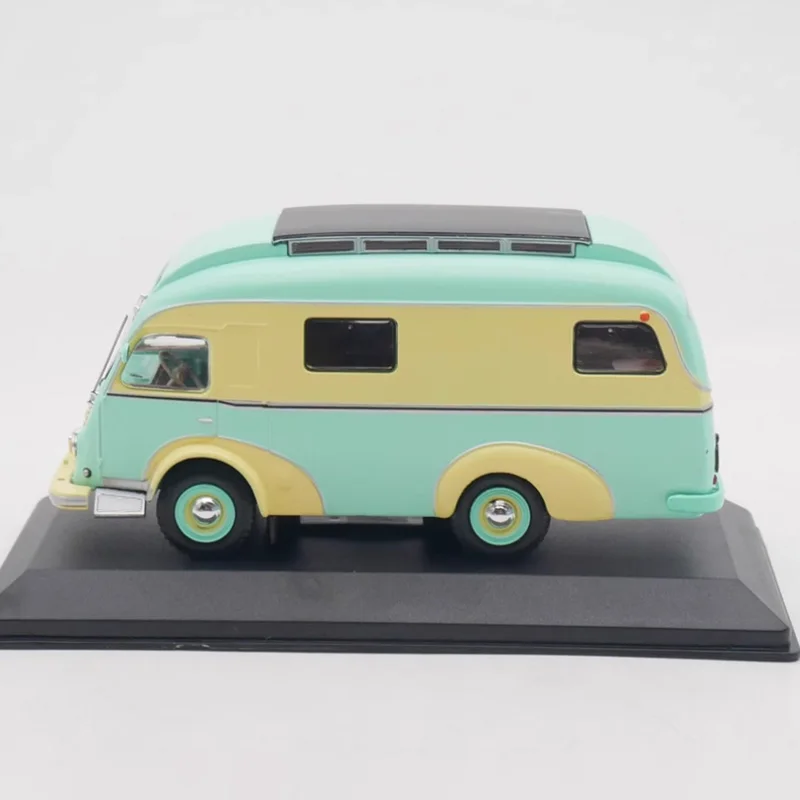 Schaal 1:43 IXO Goelette Digue 1951 Camper Van Legering Model Auto Diecast Eindproduct Simulatie Speelgoed Collectie Statisch Model
