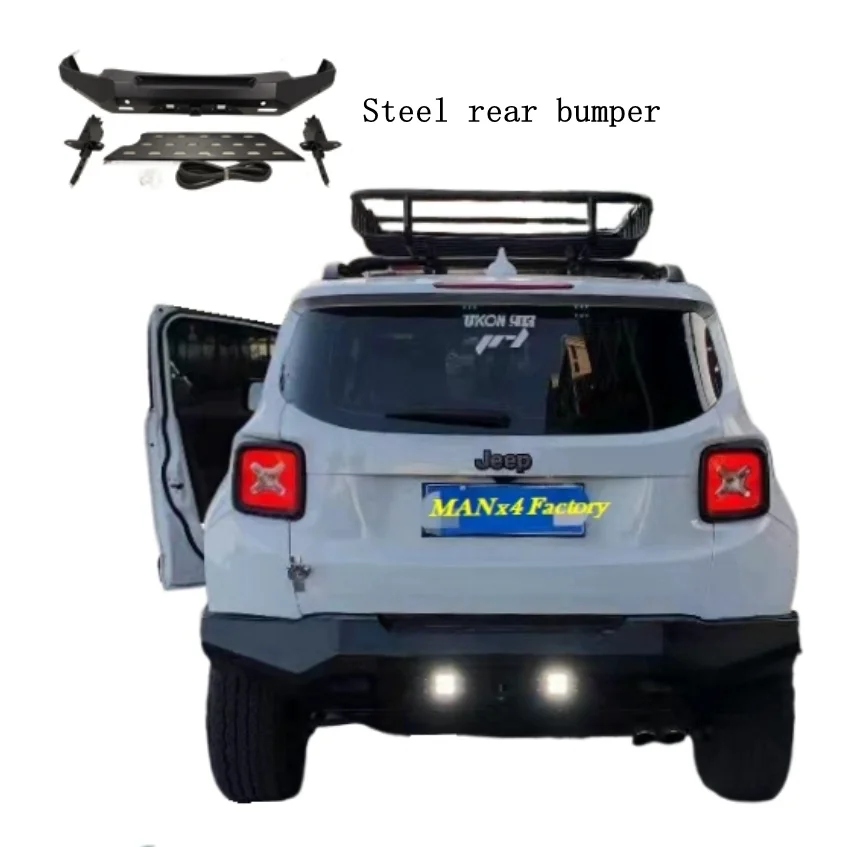 

Manx4 Off-Road Steel Rear Bumper for Jeep Renegade