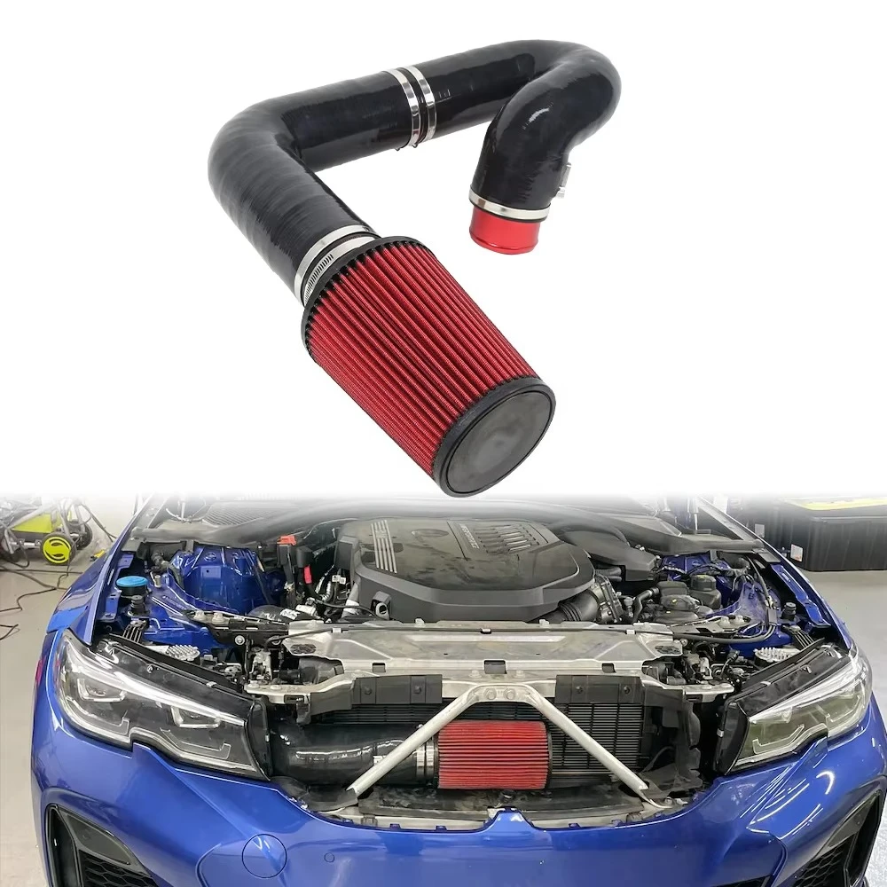 

KYOSTAR for B58 Front Mount Intake System Silicone Design Cold Air Intake Fit for G20 G30 G Series (M340i/540i) Air Filters