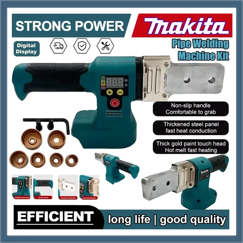 

Makita Electric Pipe Welding Machine Cordless Fuser PPR PE Soldering Iron Plastic Tube PP Heating Hot Melt No Battery