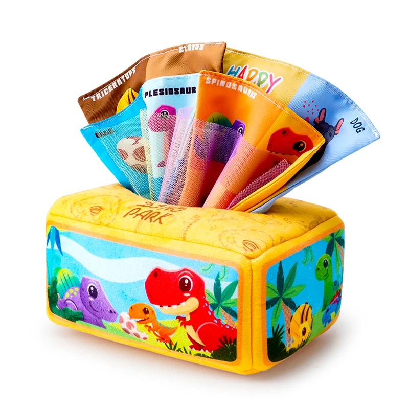 Бумажное полотенце для детского рисования, коробка для отрывных салфеток, детская головоломка для раннего развития Монтессори, детская ткань ToysYY03(3 + 10)