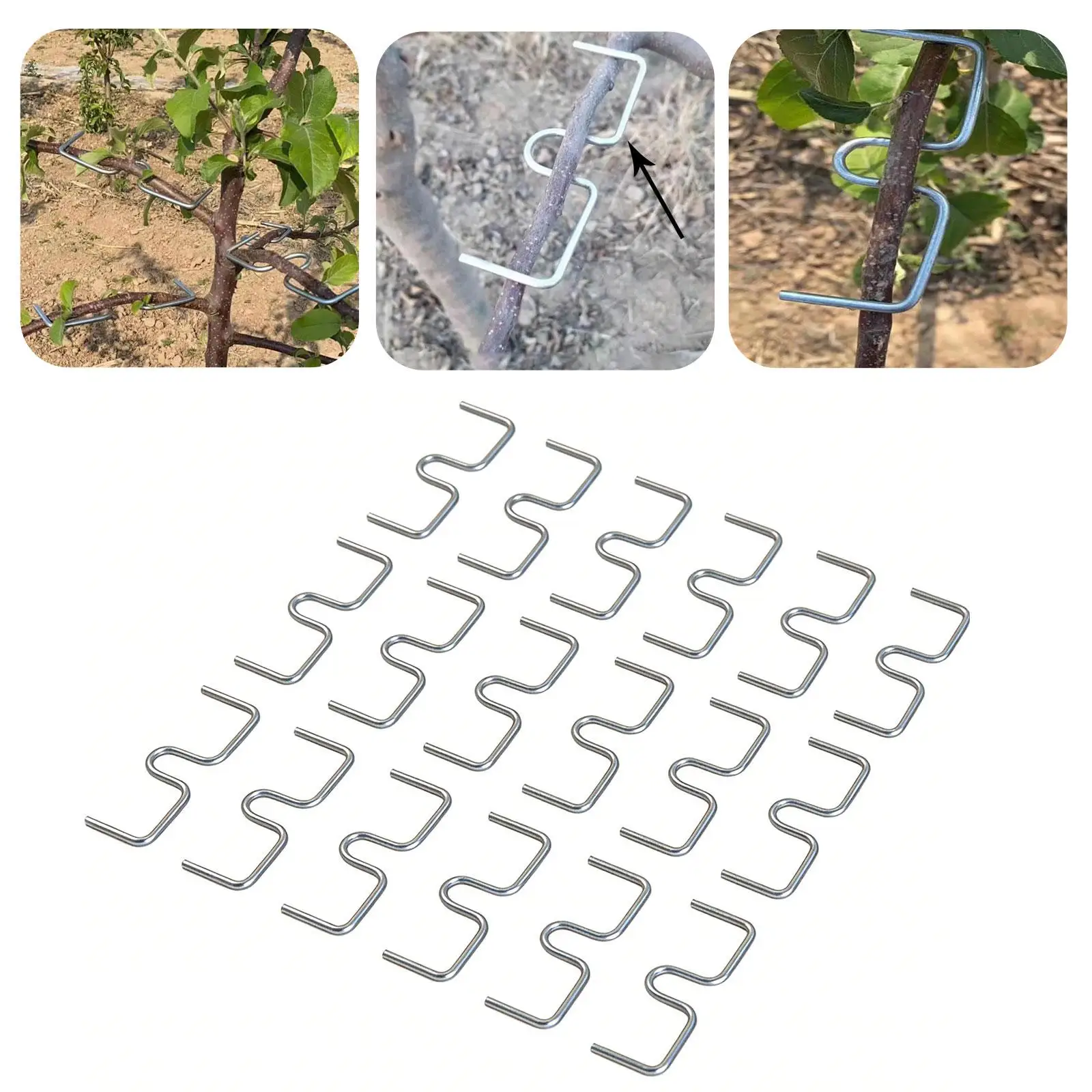 50Pcs Bonsai Branch Support Bender, Trees Branches Bending Fixing Tool, Fruit Branch Spreaders for Farmer Gift