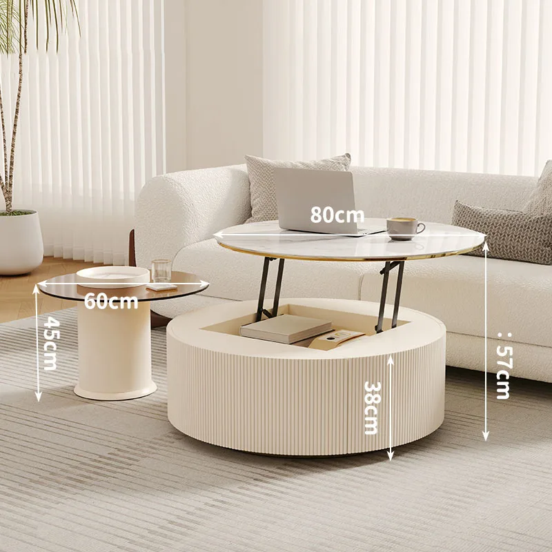 Modern Nightstands Coffee Table Round Accent Folding Center Desk Table Dressing Luxury Juegos De Comedor Replica Furniture