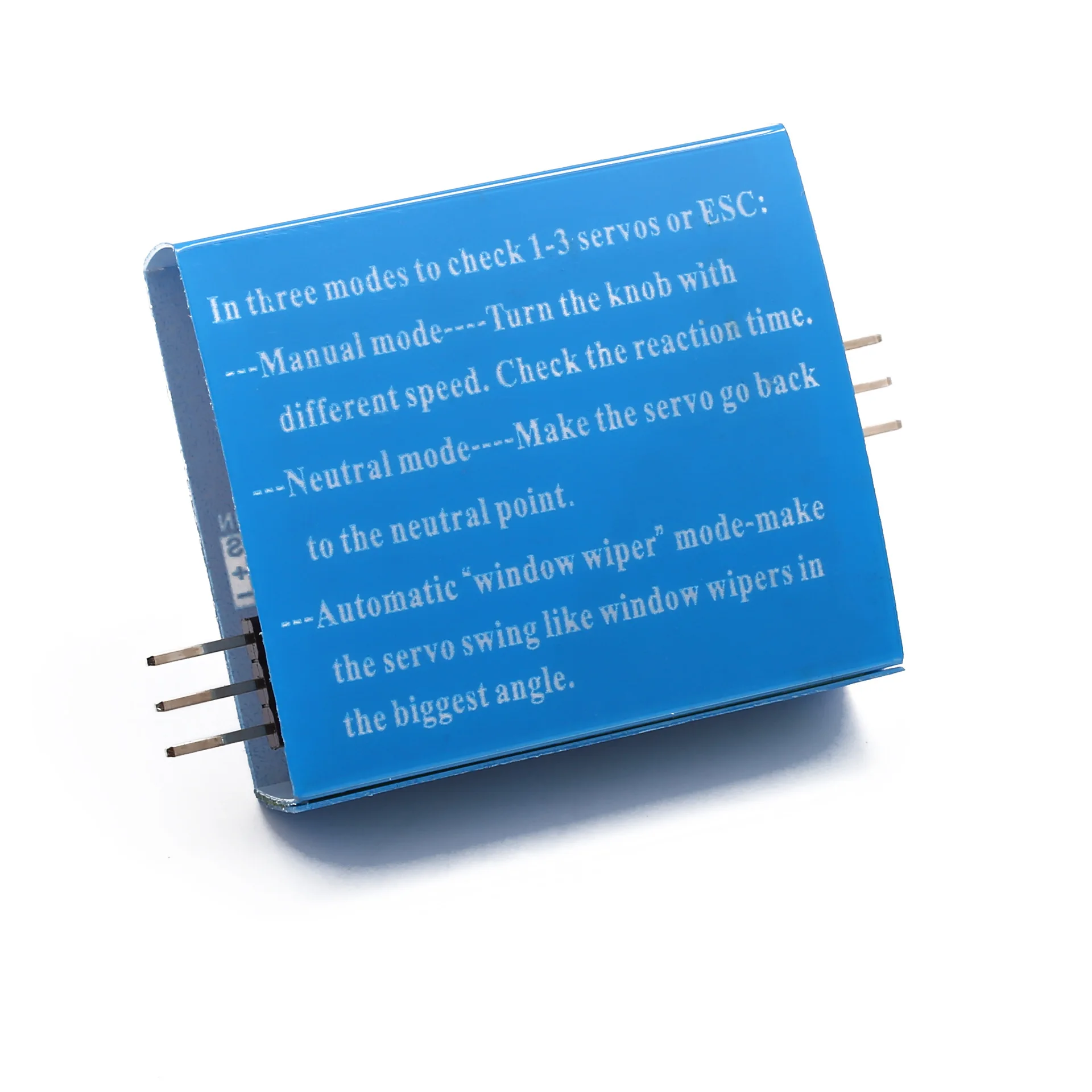 10PCS RC Digital Servo Tester 3CH ESC CCPM Servo Consistency Master Manual Neutral Automatic Speed Controller Radio Control Toy