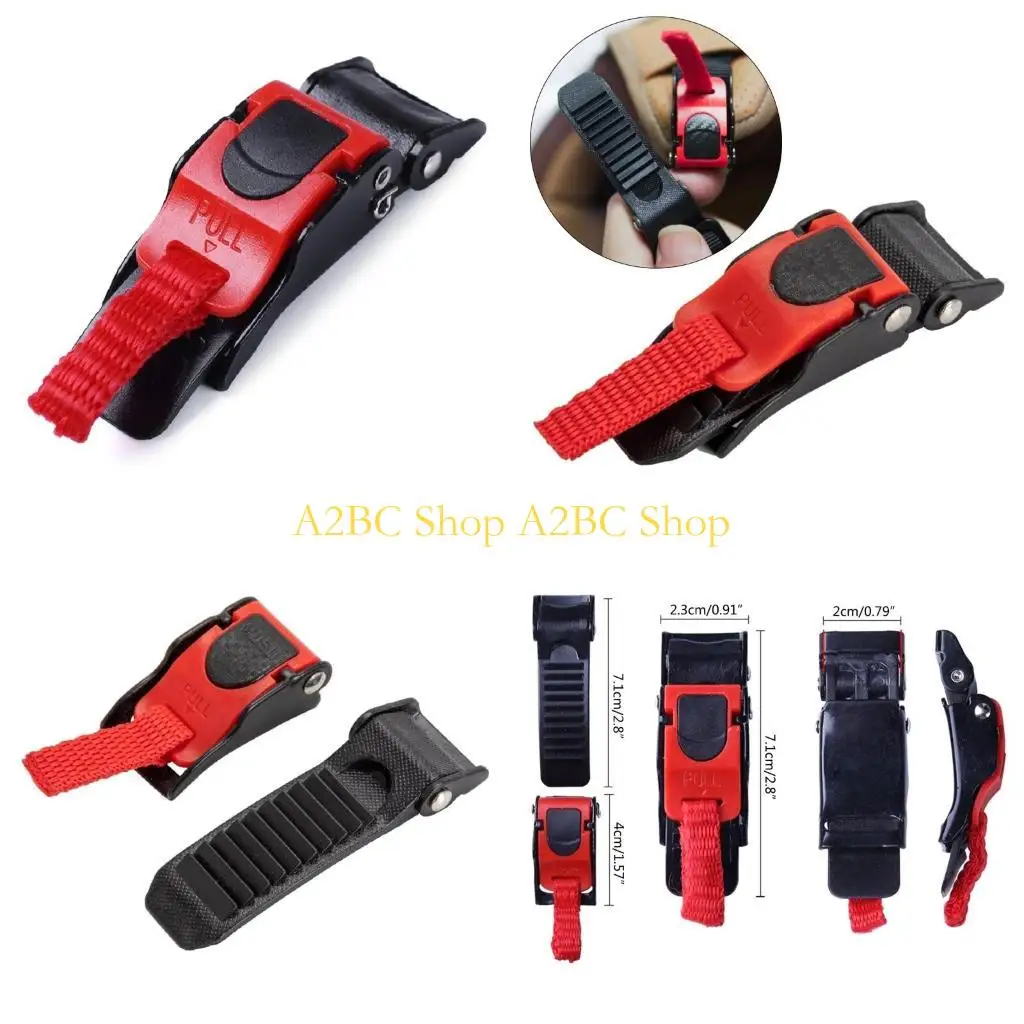 

A2BC Plastics Motorcycle Helmet Clip Chin Strap Quick-Releas Buckle for Helmets