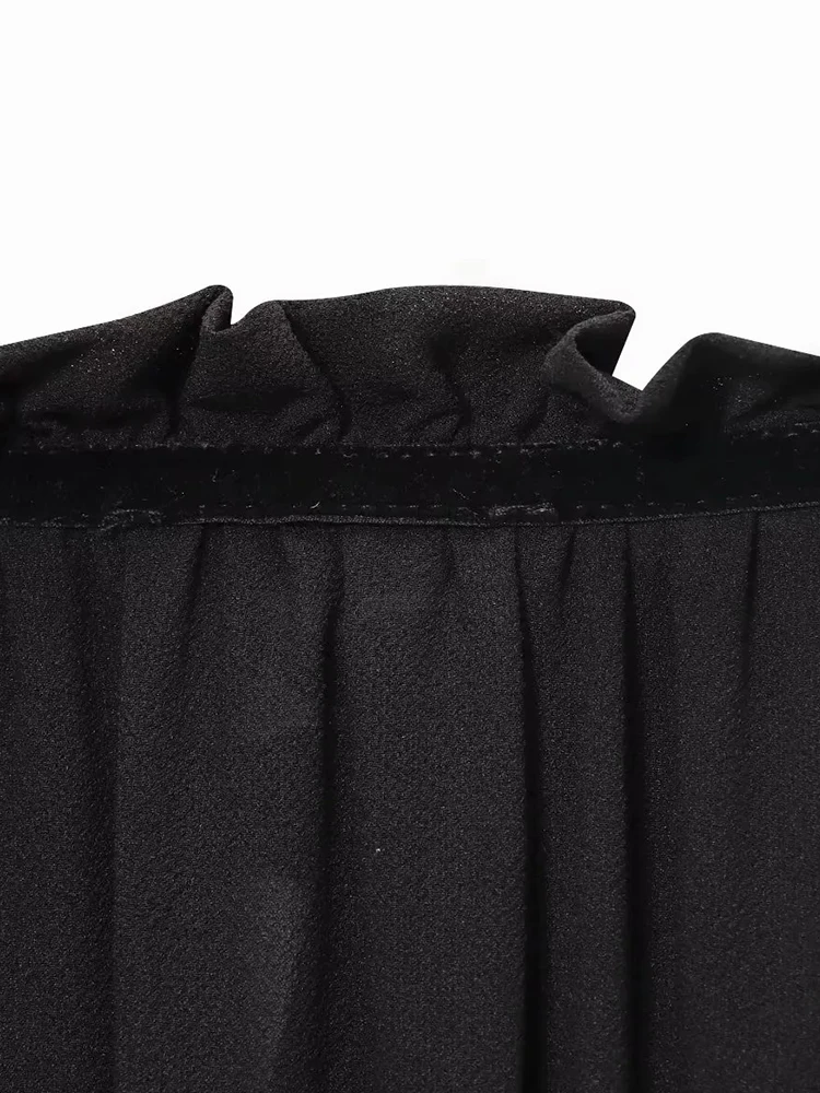 المرأة خريف شتاء جديد ريترو الدانتيل متابعة قميص نسائي بلوزات أنيقة قميص طويل الأكمام بلون النساء بلايز