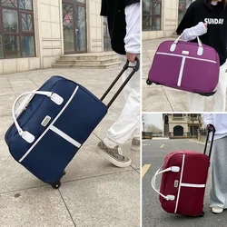 Mala de viagem saco de bagagem de rolamento saco de viagem de carrinho de viagem de curta distância de negócios grande capacidade bolsa com rodas para homens