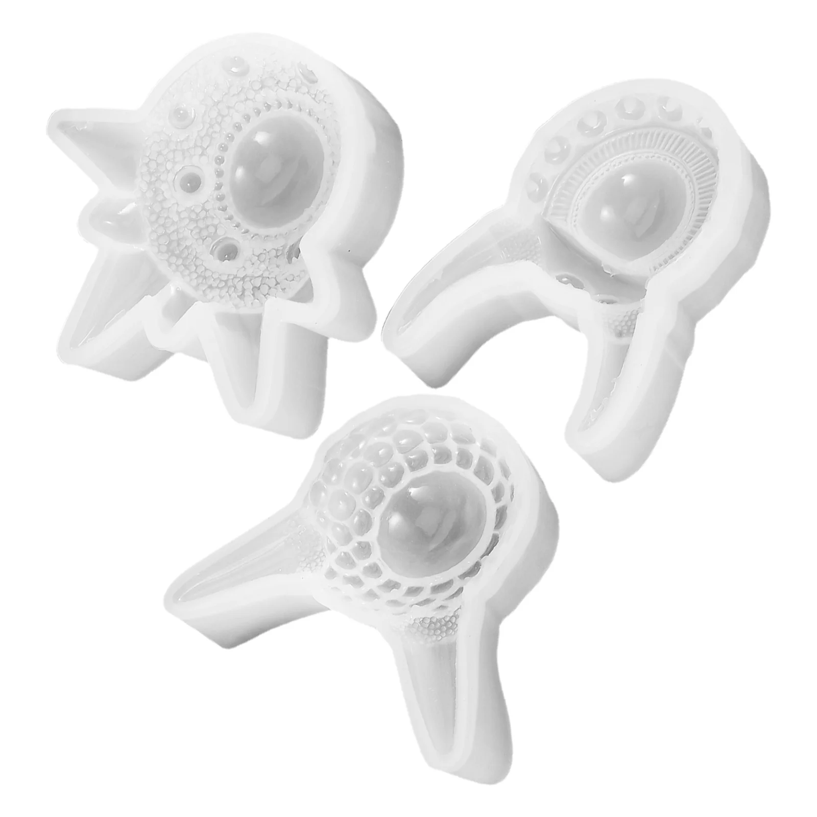 

3Pcs Devil's Eye Silicone Mold for Resin Pendants Jewelry Making Craft DIY Projects Transparent Heat Resistant Epoxy Molds