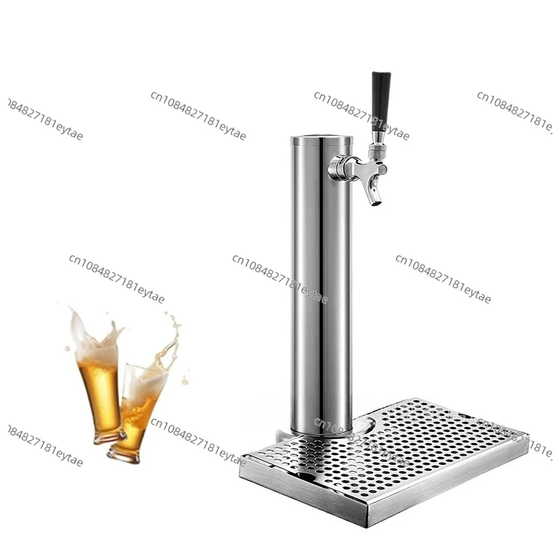 Beer Tower Draft Dispenser Single Head 1 2 3 4 Tap Kits with Drip Tray 1 2 3 4 Hole