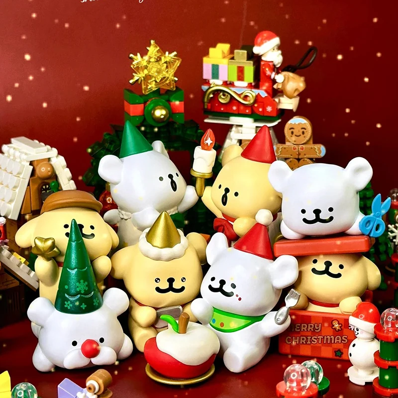 

Line Dog Christmas Blind Box Series Couples Stick Mystery Box Table Display A Surprise Birthday Gift