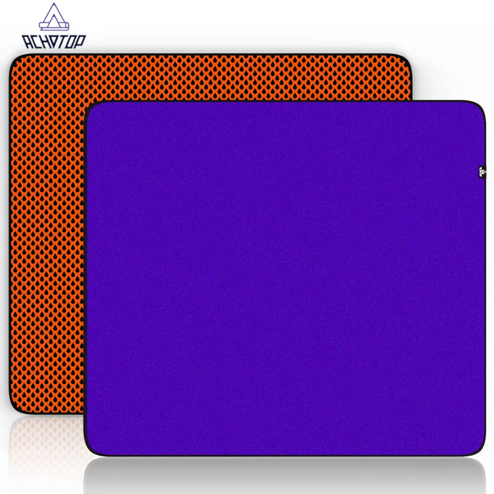 Achotop Control Double Anti-slip Desk Pad Speed Mouse Pad Fine Particle Mousepad Class Zero Mouse Mat Purple Jacquard Desk Mat