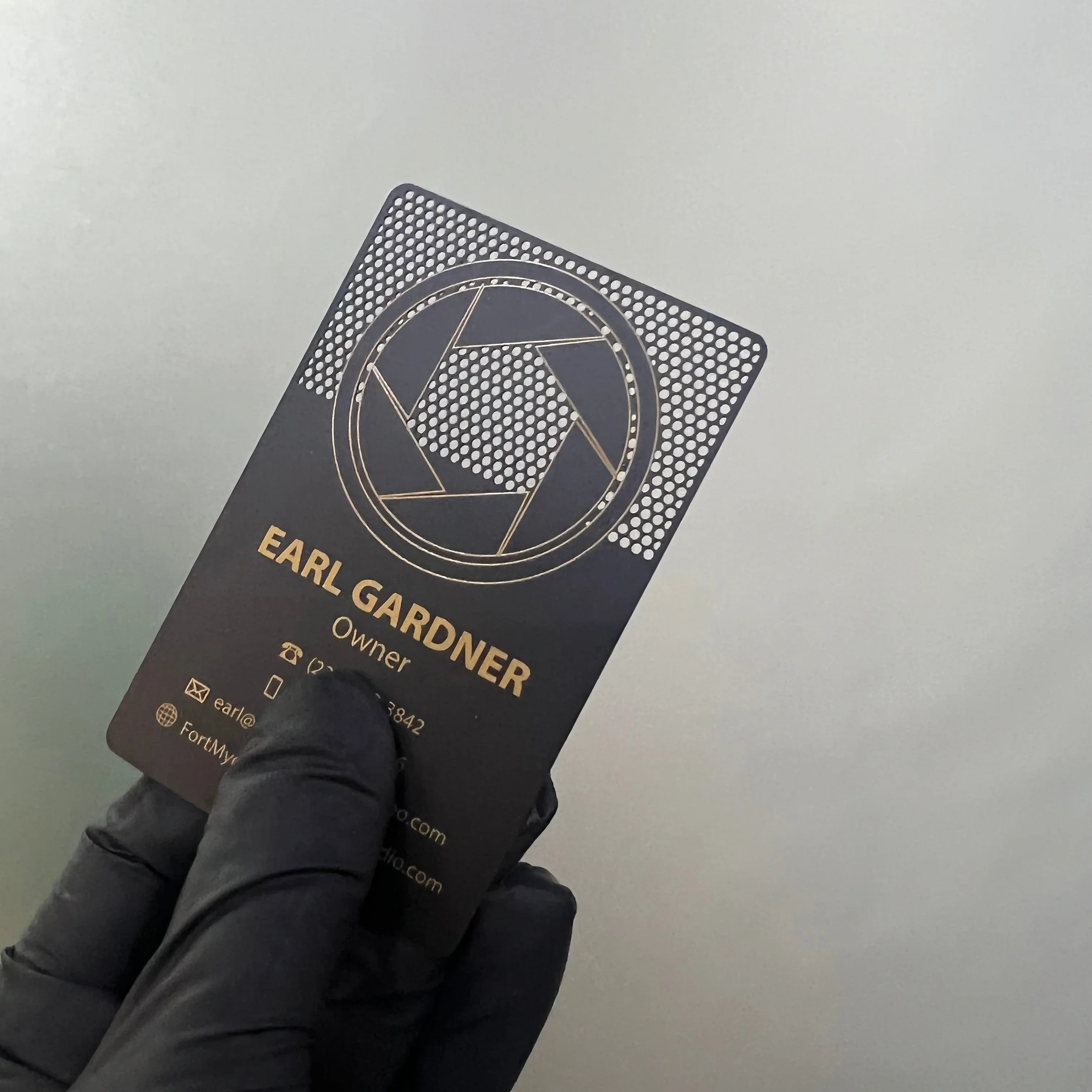 

With Anti Fingerprint Coat Black Nfc Metal Business Card Blank Engraved