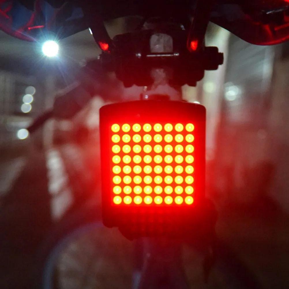 

64Led Wireless Rechargeable Bike Turn Signals Universal Taillight For Bicycle Scooter Mountain Bike Waterproof Usb Charging