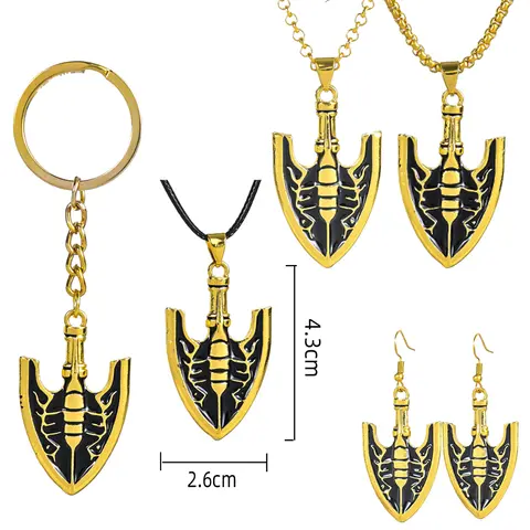 Anime JOJOS BIZARRE ADVENTURE Keychains Kujo Jotaro Arrow Metal Key Chain Pendant Chain Choker Keyring Charm Jewelry Gifts