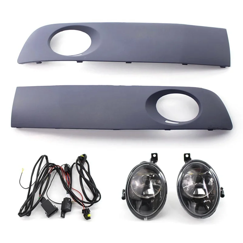 

Fog Light With Grille Wiring Harness Kit For VW Transporter T5 T6 Caravelle Multivan 2010-2015 Assembly