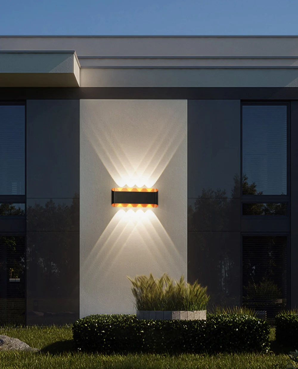 Modern and Minimalist Outdoor Waterproof Wall Lamp Balcony Outdoor Corridor Decoration LED Light Garden Courtyard Wall Lamp view 5
