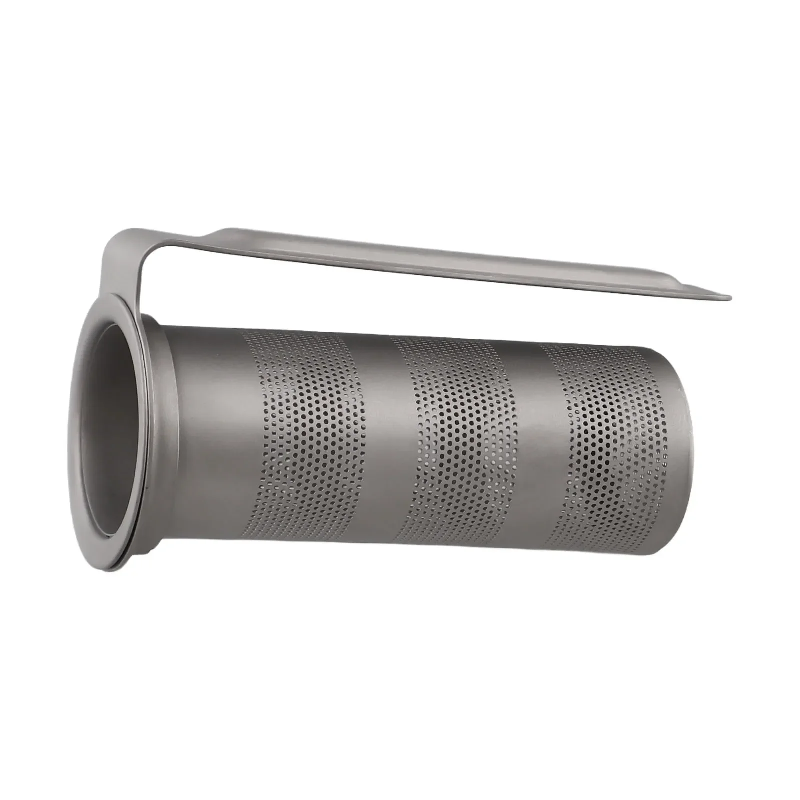 Stainless Steel Tea Infuser Strainer for Brewing Loose Leaf Tea and Spices 1 8 x 3 0 Dimensions Includes Hanging Hook