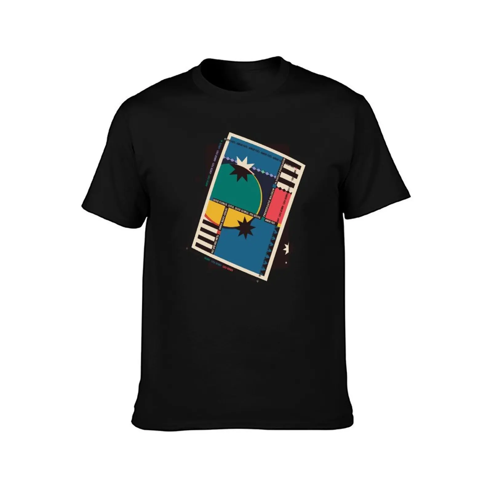 Amor Fati Variation I T-Shirt, Summer Casual Cotton Tee, Oversized Streetwear Tops, Vintage Graphic Print, Unisex Men Women