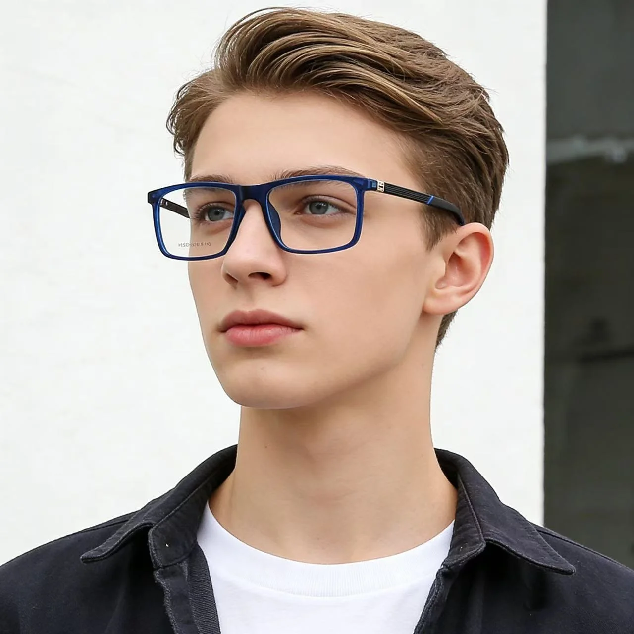 

Ultralight TR90 Blue Light Blocking Myopia Spectacles Frame Men Prescription Glasses Myopia 0 -0.5 -0.75 To -6