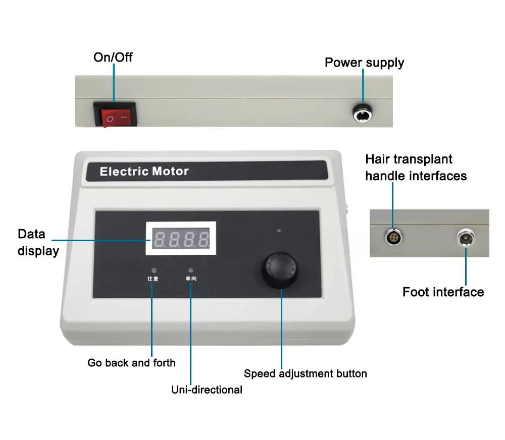 High Quality Fue Hair Transplant Extraction with Count Hair Follicle Extractor