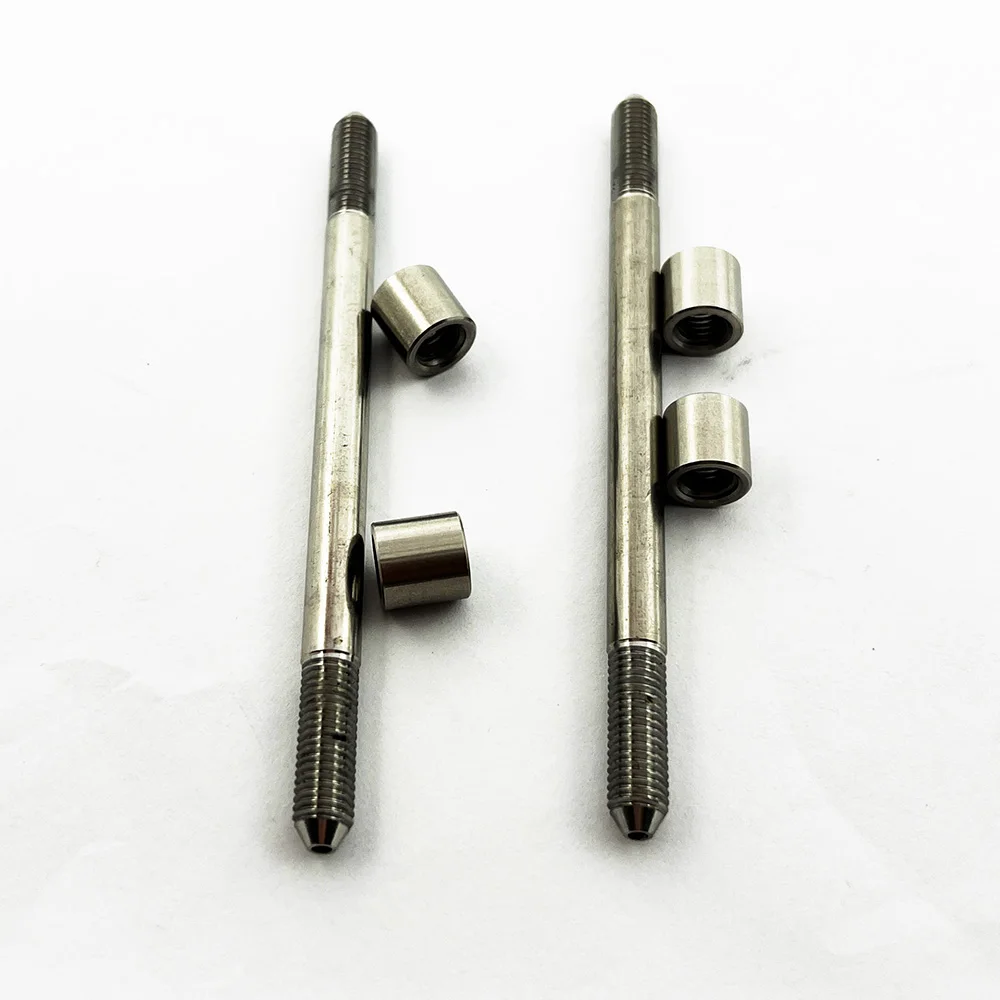100mm CNC Waterjet Cutting Head 1/4 High Pressure Tube 10cm Long 1/4''OD HP Pipe Parts HP Tubes Factory Supply Water Jet Tubing