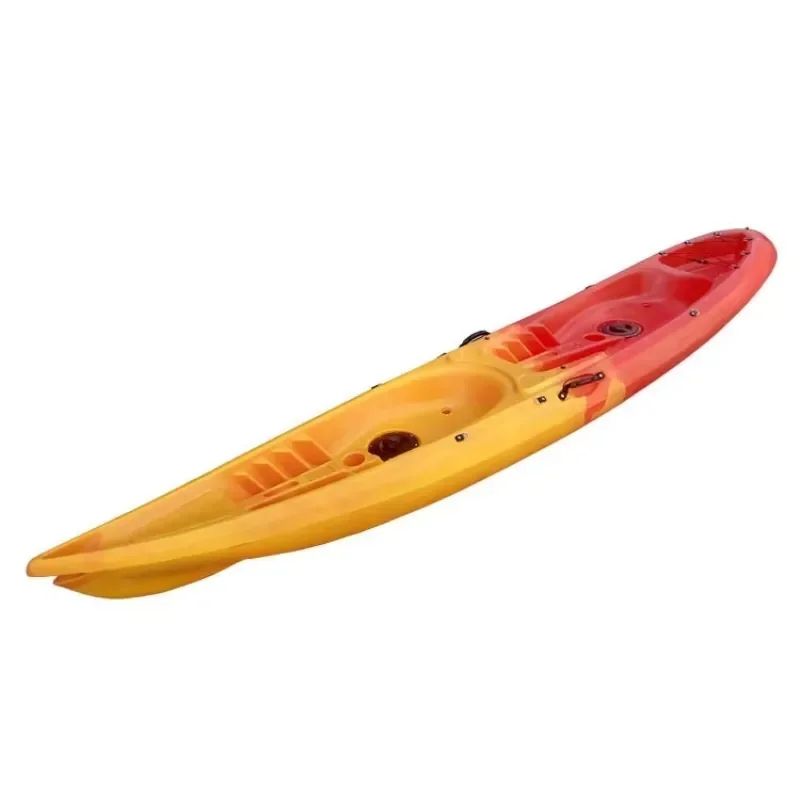 

Manufacturers 2 Persons Recreational Kayak 12.8ft LLDPE Travel Canoe Sit on Fishing Kayak