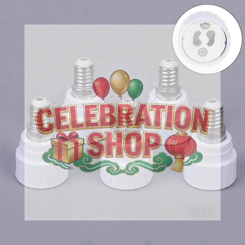 1/5 قطعة مصباح ليد حامل مصباح محول E14 إلى GU10 السيراميك قاعدة المسمار لمبة محول مأخذ التوصيل LED توفير ضوء قاعدة مصابيح هالوجين