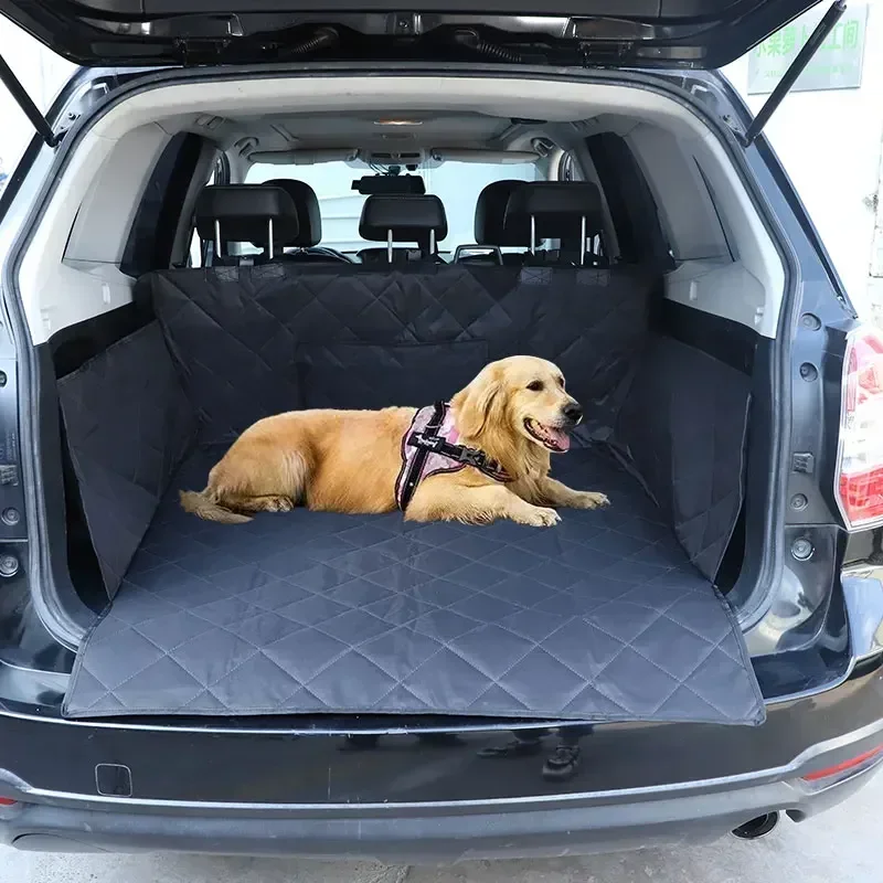

For Subaru Forest 2013-2024 Oxford Cloth Black Car Trunk Pet Seat Cover Pet Transport Pad Car Accessories