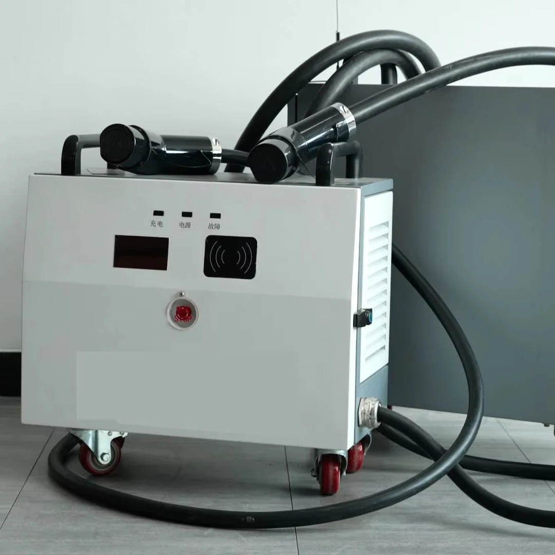 تيار مستمر شاحن سريع شاحن السيارة الكهربائية المحمولة 30 كيلو واط محطة شحن EV شاحن السيارة الكهربائية المحمول السريع