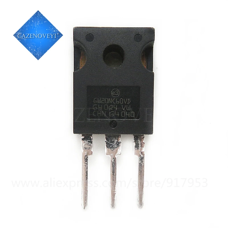 5pcs/lot STGW20NC60VD GW20NC60VD STGW20NC60V GW20NC60V TO-247 20A 600V In Stock