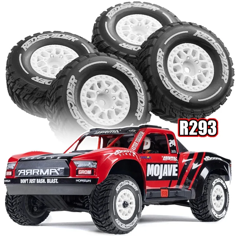 

For 1/14 Mini Mojave Short Truck RC 4pcs Tires LC Short Truck Wheels MOJAVE GROM