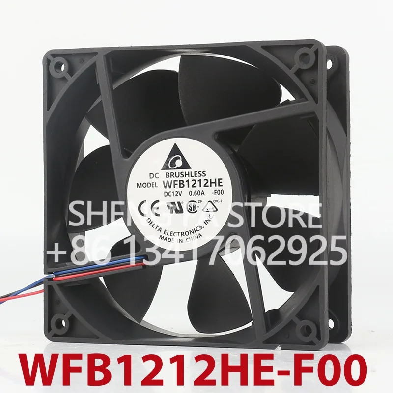 AC EC 12038 120x120x38MM 12CM Cooling Fan WFB1212HE-F00 High air Volume Violent Ball Bearing Chassis Delta 24V 48V DC 12V 0.60A