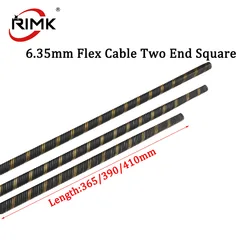 RC Boat Hight Quality 6.35mm 1/4'' Flex Cable Two End Square 5X5mm 365mm/390mm/410mm Flexible Shaft For RC Boat
