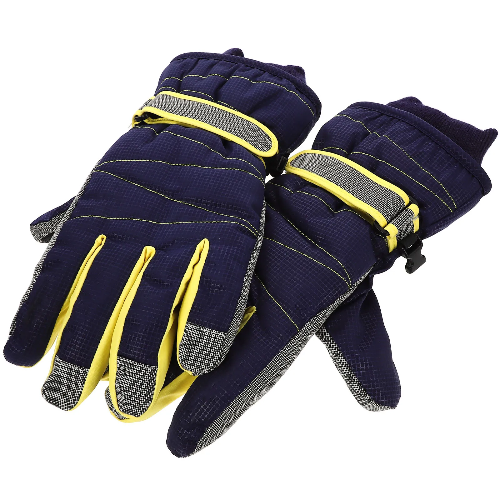 

Waterproof Insulated Winter Gloves Cold Weather Snow Skiing Windproof Long Cuff Gloves for Snowboarding Cycling Climbing Blue M