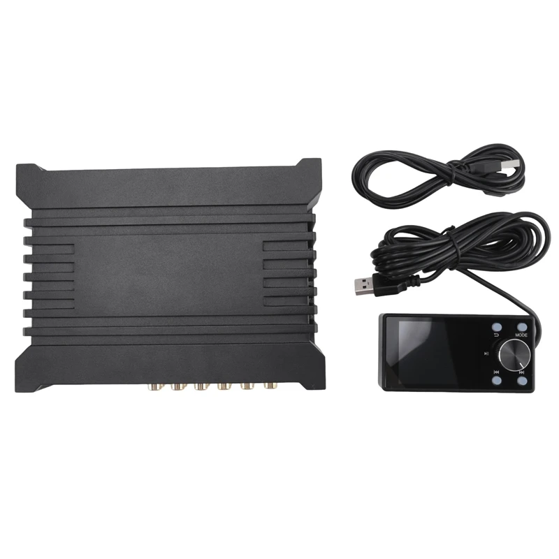 

31-Segment 4 Input 10 Output DSP Audio Processor Car DSP Car Power Amplifier AB 4-Way With Multifunctional Display Accessories