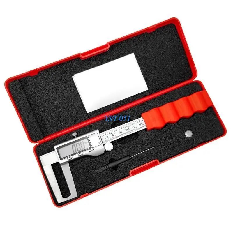 

E15A Disc Brake Rotor Caliper with Large LCD Screen Digital Electronic Gauge Gage Micrometer Resolution 0.0005”/0.01mm