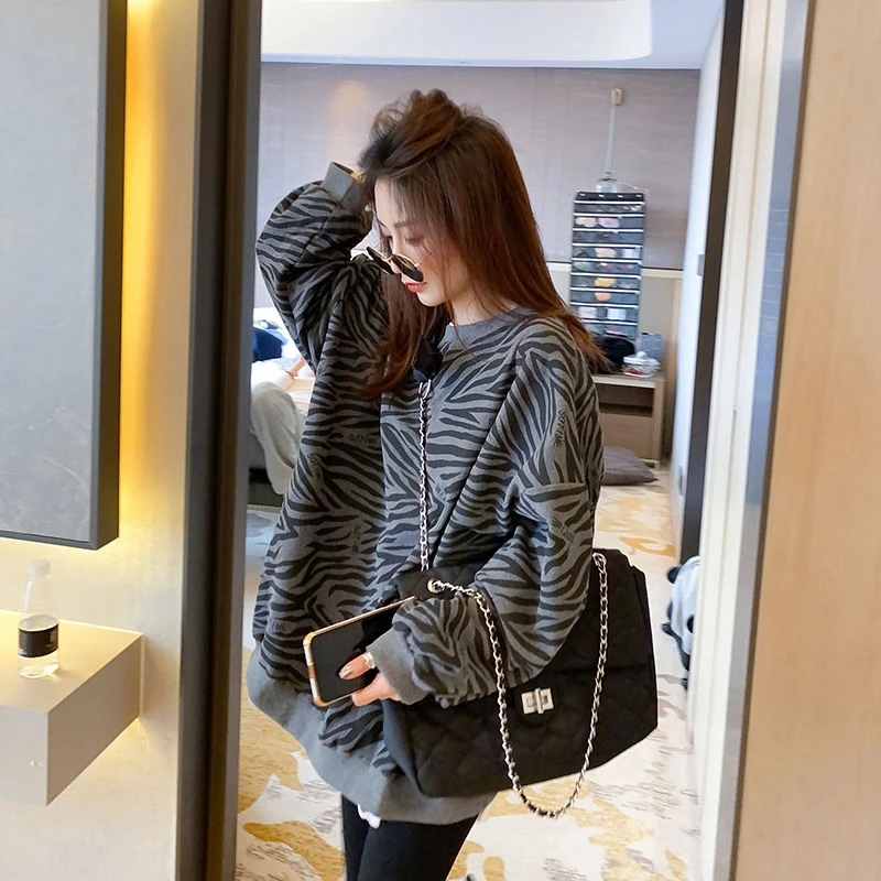 

Женский пуловер в ленивом стиле, одинаковые топы Y 2k, винтажная корейская мода, новинка, новинка по акции, полосатый свитшот Y2k для женщин