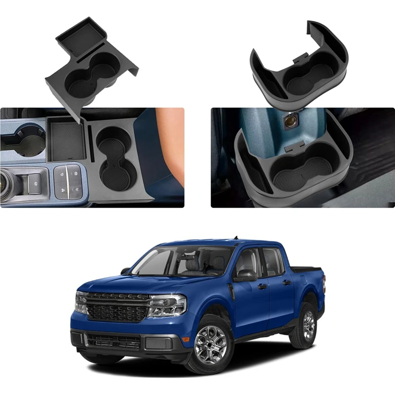 

Автомобильный подстаканник центральной консоли для Ford Maverick 2022-2024, коробка для хранения, декор интерьера