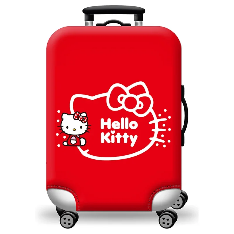 Hello Kitty Travel Suitcase Dust Cover Cute Women Luggage Protective Cover for 18-30 Inch Trolley Case Dust Cover Accessories