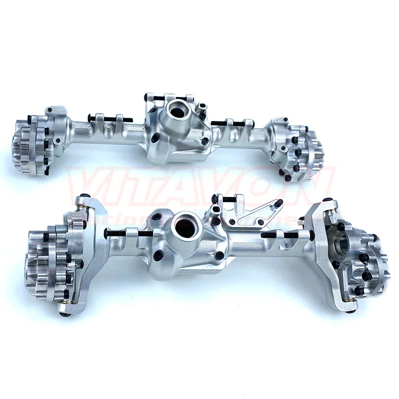 VITAVON Front & Rear Axle Housing set Alu7075 CNC for Traxxas TRX-4 1:10