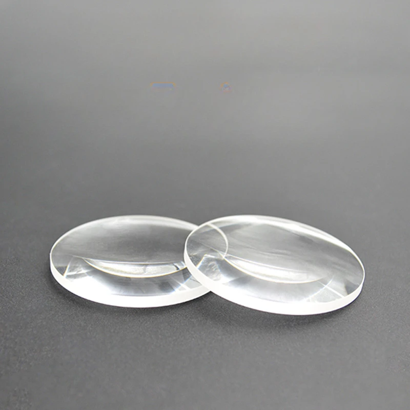 K9 Glass Biconvex Lens 45mm Diameter 150mm Focal Length - Light Focusing & Imaging, Optical Experiment Magnifier
