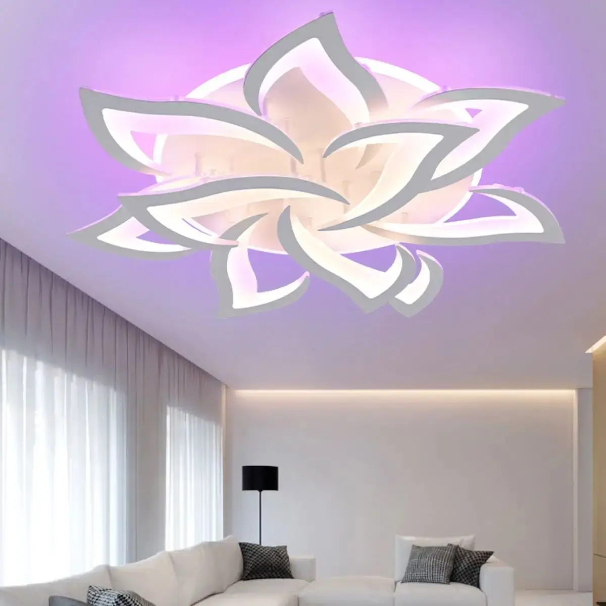 IRALAN Led Ceiling Light Dimmable Brightness Art Deco Lighting Fixtures modern Phone APP Control ceiling pendant lamps