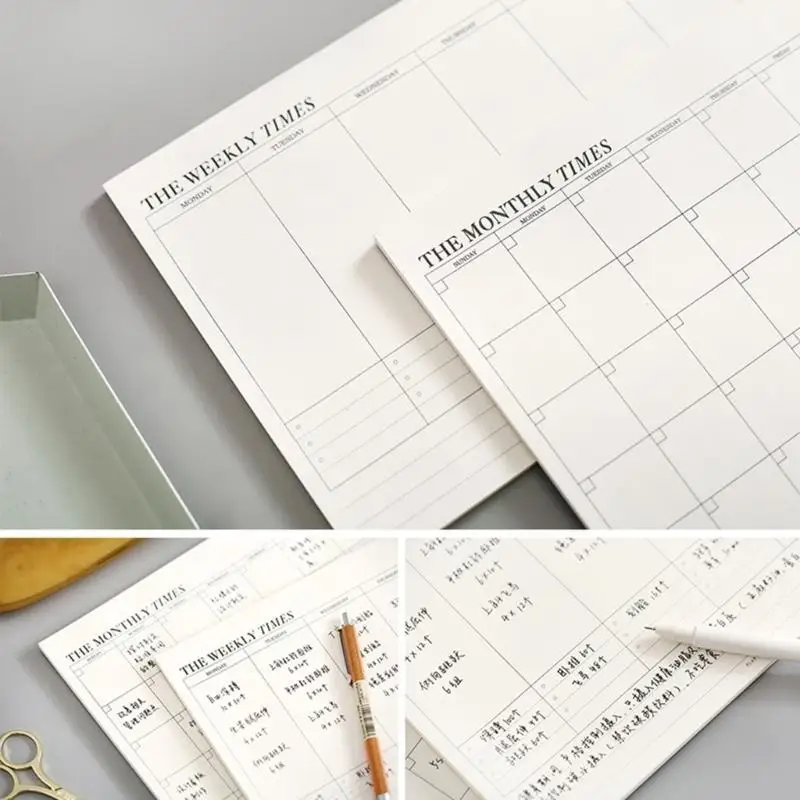 LXAA Buku Catatan Perencana Mingguan untuk Kantor dan Rumah Menyederhanakan Kehidupan Hari Ini 60 Halaman Daftar Tugas