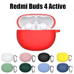 Funda de silicona para auriculares inalámbricos Redmi Buds 4, funda activa para Xiaomi Redmi Buds 4