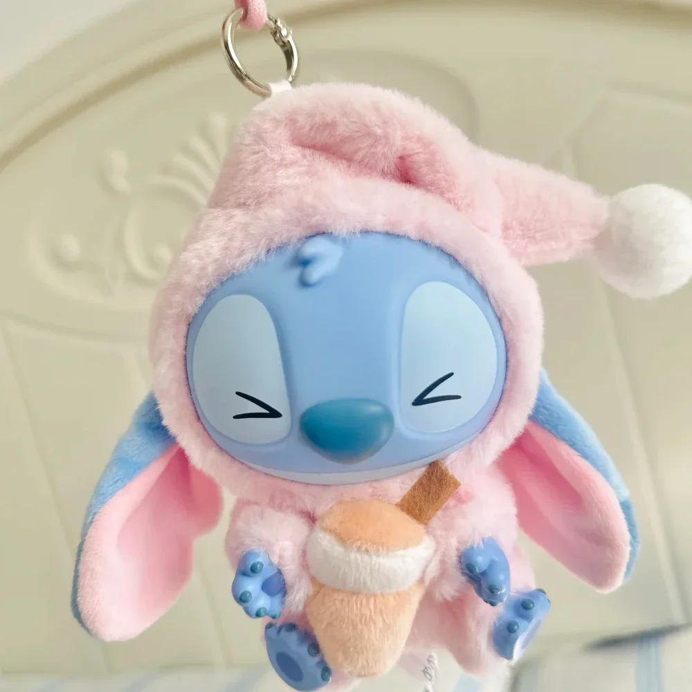 Stitch caixa cega comer alguma coisa antes do sono série vinil caixa mistério saco pingente bonito fofo boneca crianças presente de natal surpresa