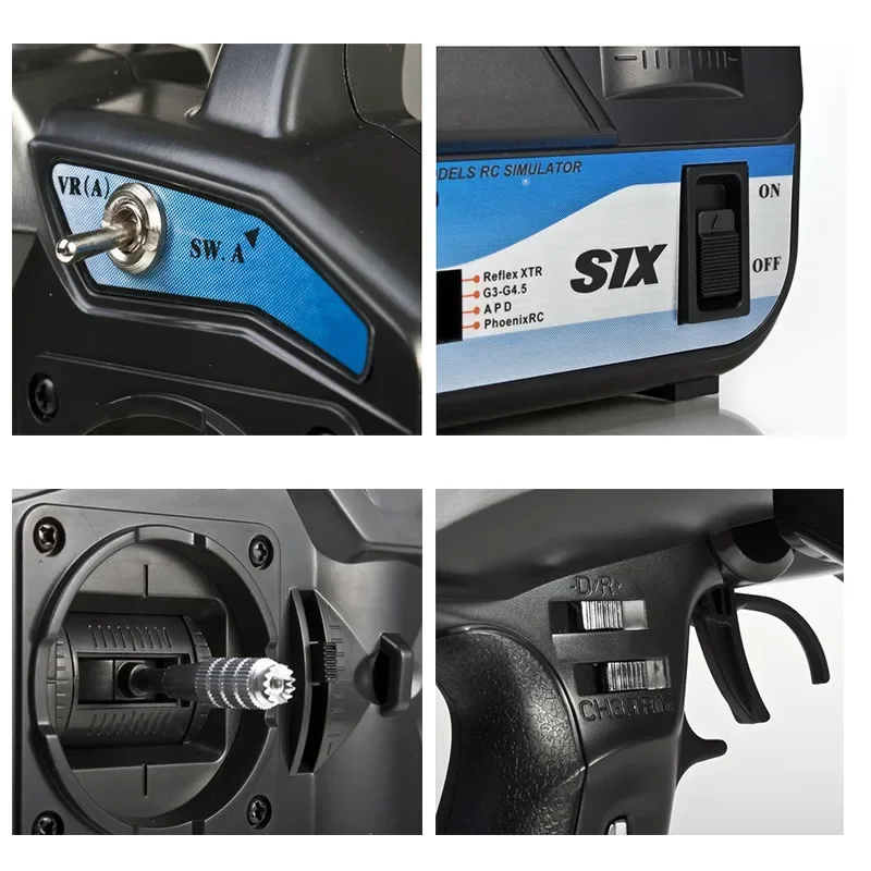 SM600 Emulator 6 Channel RC Aircraft Flight Simulator Support G4/G3.5/ XTR5.0 For RC Plane Helicopter Drone Training