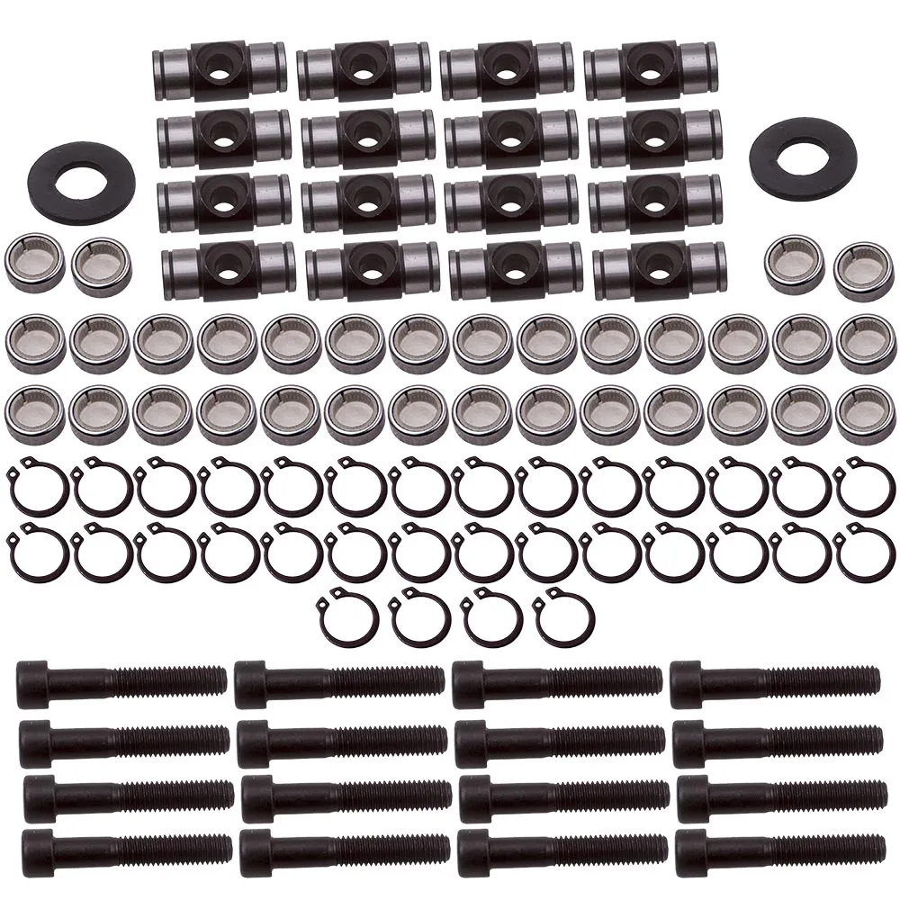 98x Engine Rocker Arms Trunion Kit w/Big Clips for LS1/LS3 4.8L 5.3L 5.7L 6.0L