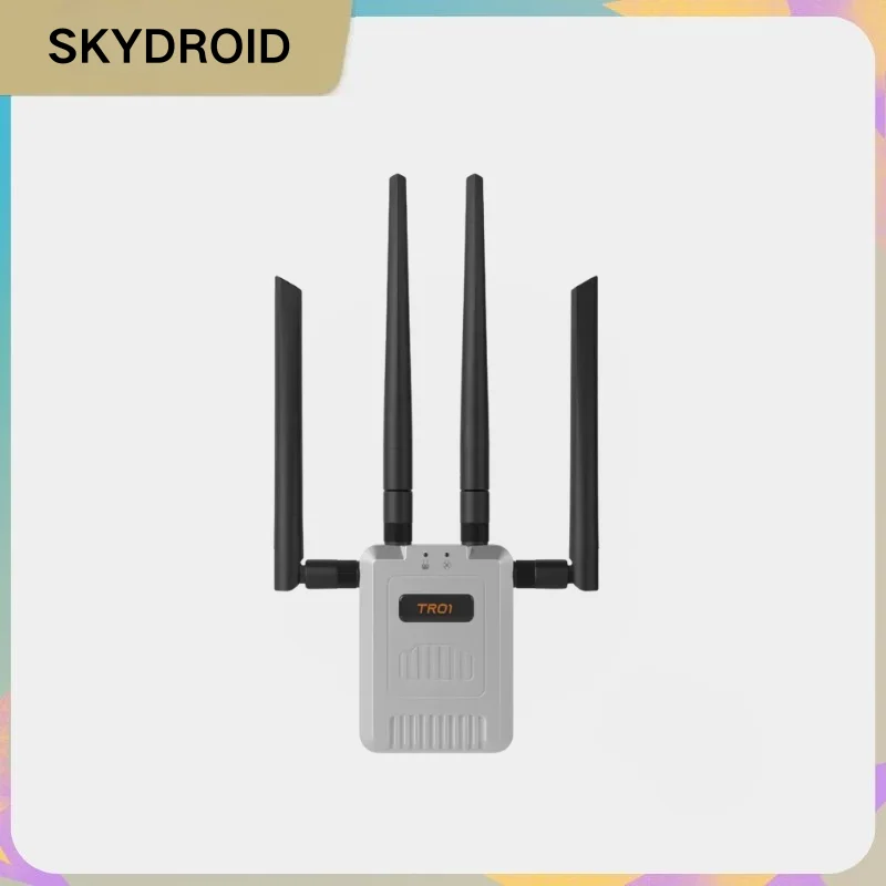 

Skydroid TR01 Dual Band Repeater 2.4G 5.8G 20KM Range Signal Booster Anti-Interference for DJI Drone FPV RC Accessories