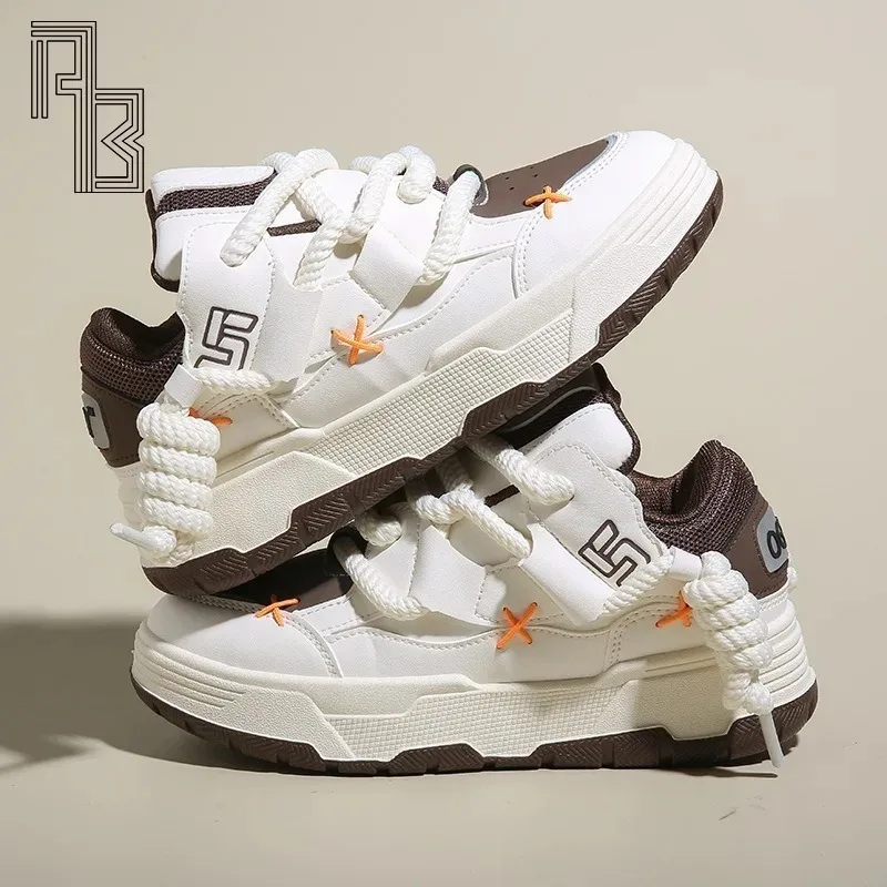 

Bread Shoes for Women, 2025 New White Shoes, Spring and Autumn Casual Sports Shoes, Height Increasing Versatile Thick Sole